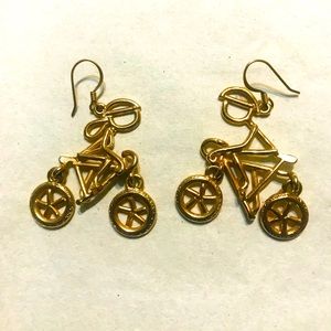 Bicycle earrings